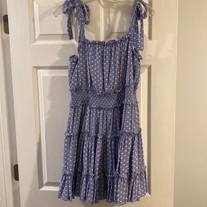 HYFVE Blue and White dress. Size Large